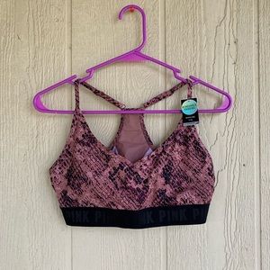 🆕VS SPORTS BRA IN MUAVE AND BLACK SZ LARGE